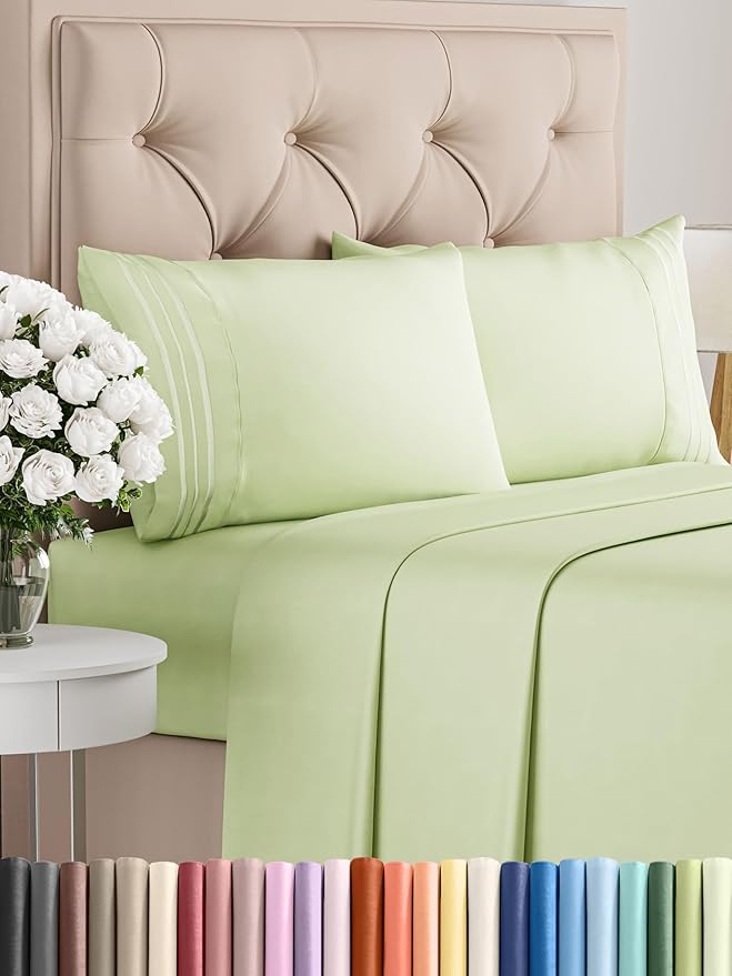 Queen Size 4 Piece Sheet Set by CGKUnlimited