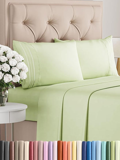 Queen Size 4 Piece Sheet Set by CGKUnlimited