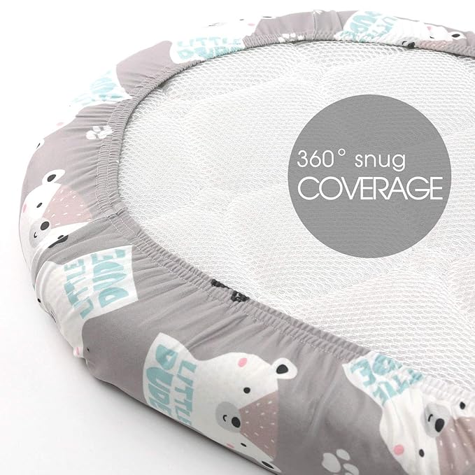 Stretchy Ultra Soft Fitted Bassinet Sheet Set 2 Pack, Breathable and Universal - Image 7