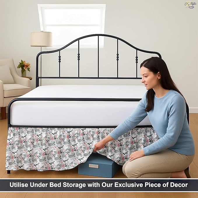 Cottington Lane Ruffled Bed Skirt Full Size - Image 5
