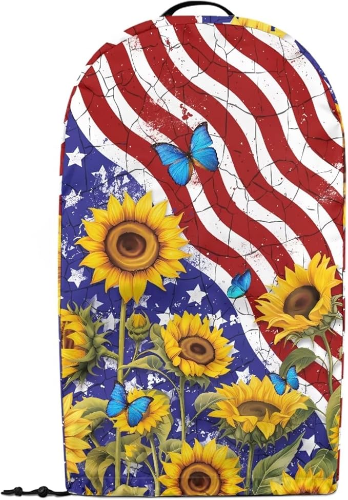 American Flag Sunflower Blender Dust Cover Stand Mixer or Coffee Maker - Image 2