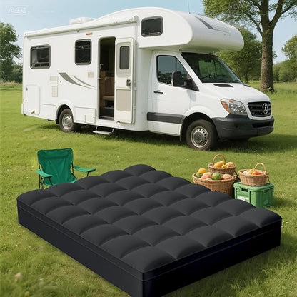 ELEMUSE RV Short Queen Black Mattress Topper - Image 7