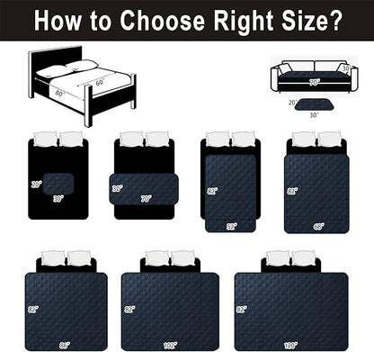 100% Waterproof Dog Bed Cover 86x82 inch Reversible Changing Pad Reusable - Image 5