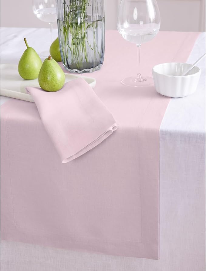 Solino Home Linen Table Runner 120 Inches Long - Image 9