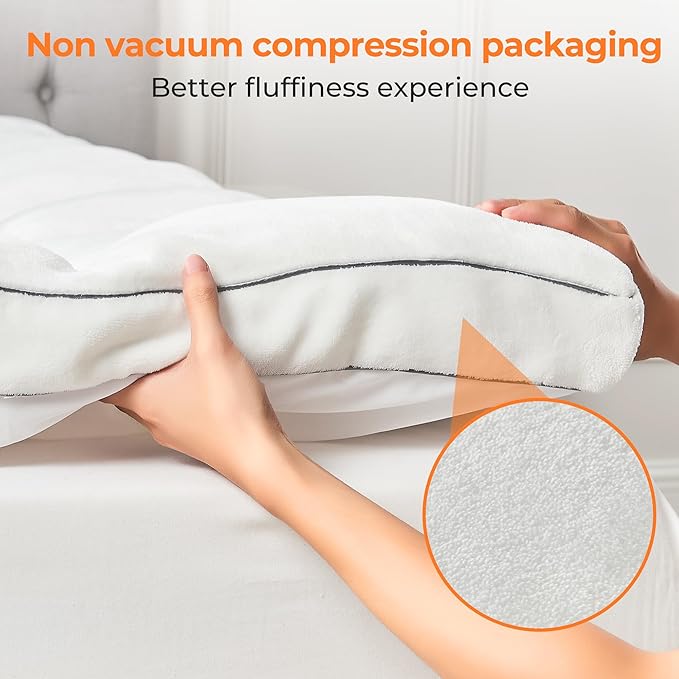 Ultra Soft Coral Fleece Queen Size Mattress Topper, No Compression Plush Thick - Image 4
