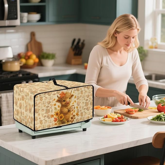 Toaster Oven Dust Cover Dustproof Convection Microwave Ovens Cover - Image 7