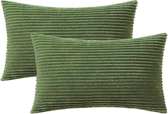 MIULEE Pack of 2 Pillow Covers Soft Soild Decorative Throw Pillow Covers Set - Image 6