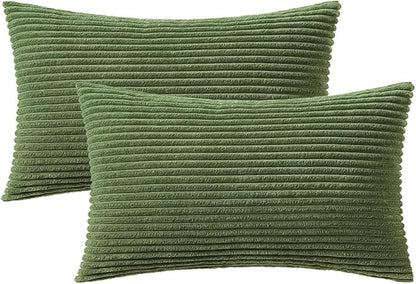 MIULEE Pack of 2 Pillow Covers Soft Soild Decorative Throw Pillow Covers Set - Image 6