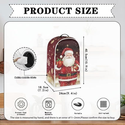 Santa Claus Blender Cover for Kitchen Resistance Food Processor Dust Cover - Image 5
