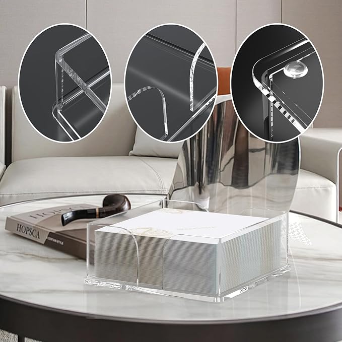Napkin Holder, Luncheon Napkin Paper Towel Tray, Buffet Napkin Dispenser - Image 4