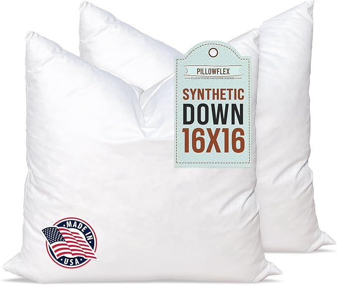 Pillowflex Synthetic Down Alternative Pillow Inserts by Pillowflex