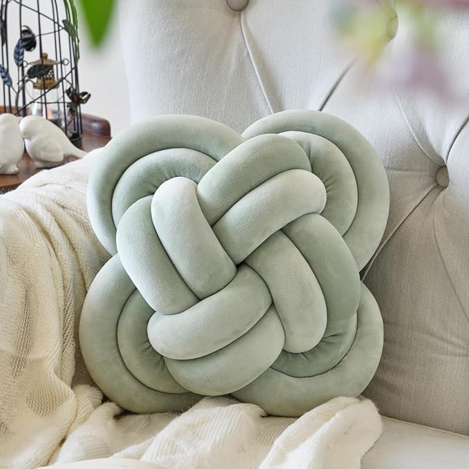Xuyier Knot Pillow Ball, Decorative Throw Pillows by Xuyier