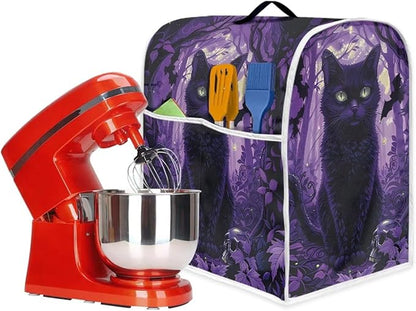 Black Cat Stand Mixer Cover Washable Kitchen Appliance Cover - Image 5