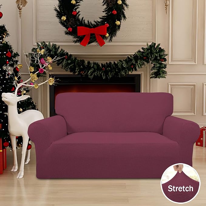 Easy-Going Stretch Loveseat Slipcover 1-Piece Sofa Cover Furniture Protector - Image 2