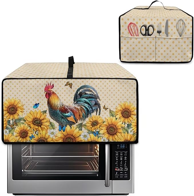 Microwave Oven Dust Cover Waterproof Dustproof Microwave Toaster Oven Cover - Image 2