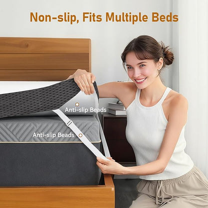 Glendan Firm Mattress Topper Full: 3 Inch High Density Foam - Image 7