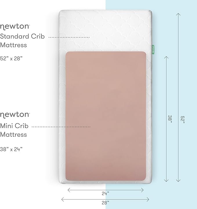 Newton Baby Fitted Mini Crib Sheets | Organic Muslin Cotton, Breathable & Soft - Image 3
