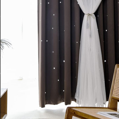 Kinryb Kids Blackout Curtains for Bedroom/Living Room/Classroom, Sheer Overlay - Image 7