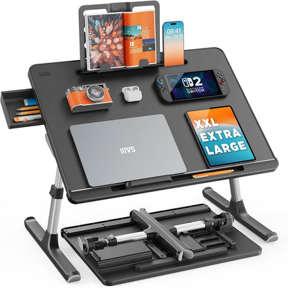 laptop lap desk for bed, saiji x-large adjustable, main product view