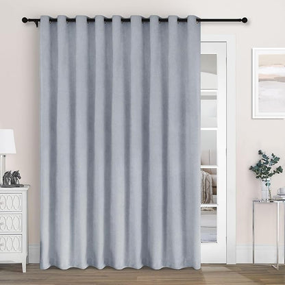 Macochico 120" Wx84 L 100% Blackout Chenille Curtains by Macochico
