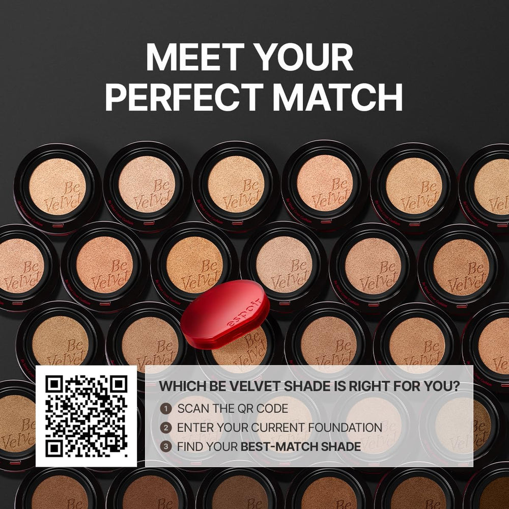 ESPOIR Be Velvet Cushion Foundation #23 Beige | Quick and Easy Coverage with ...