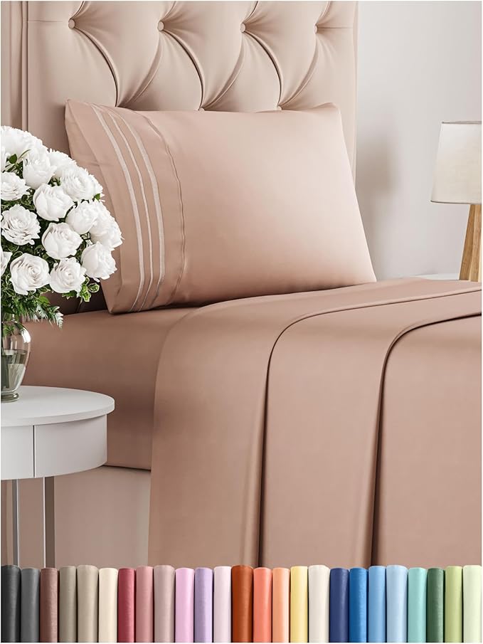 Twin XL Size 3 Piece Sheet Set by CGKUnlimited