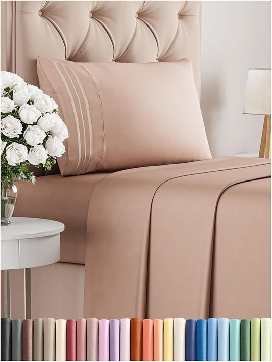 Twin XL Size 3 Piece Sheet Set by CGKUnlimited