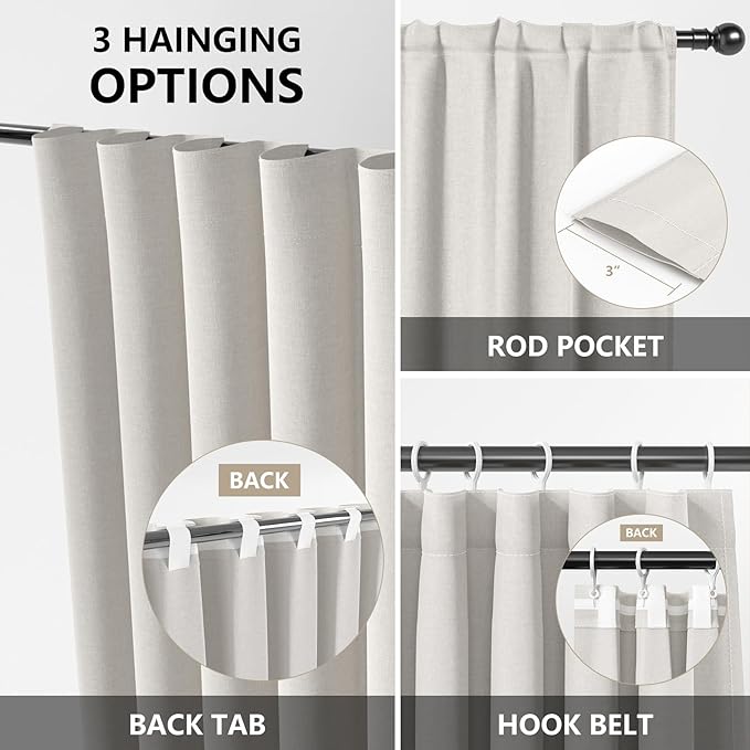 Renaiss 42 x 96 Inch Galaxy Kitchen Curtains Tiers Space Nebula Small Cafe - Image 5