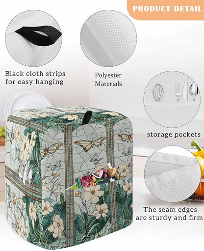 Butterfly Flowers Stand Mixer Dust Cover - Image 3