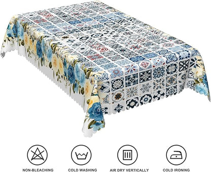 60x84inches Moroccan Tablecloth Oriental Eastern Pattern - Image 6