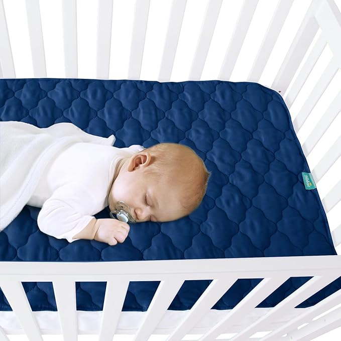 Waterproof Crib Mattress Protector Pad Cover 28" x 52", Anti Slip & Absorbent - Image 5