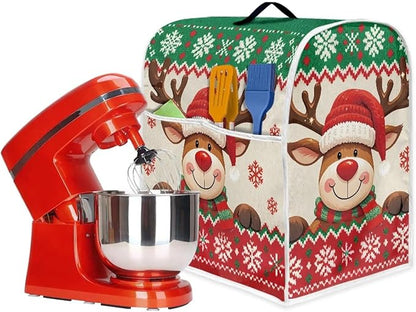 Christmas Stand Mixer Cover 6-8 Quart Kitchen Mixer Cover Washable Food - Image 4