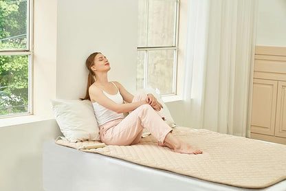 99% EMF Blocking Heated Mattress Pad Full/Double Size. 8 Heat Settings - Image 8