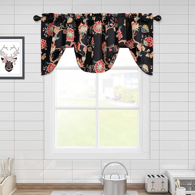Leeva Tie-up Shade Curtains Valance - Image 3
