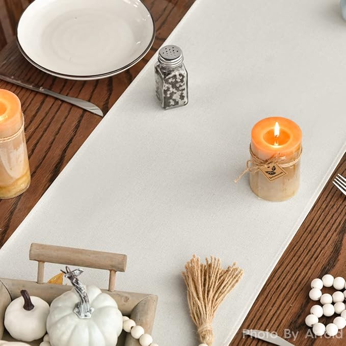 Artoid Mode Hello Pumpkin Flowers Leaves Thanksgiving Table Runner, Seasonal - Image 7