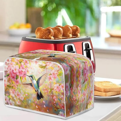 Hummingbird Dust Cover for Coffee Maker Flowers Kitchen Blender Cover Bread - Image 6