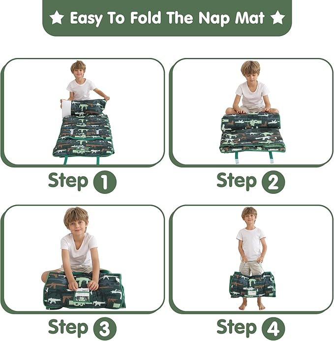 Viviland Toddler Kid Nap Mat for Preschool, Slumber Bag - Image 5
