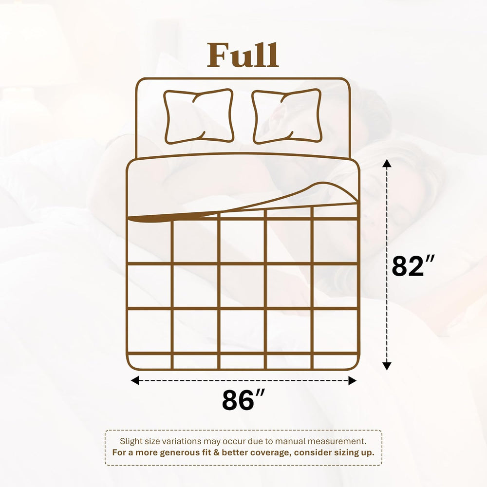 Utopia Bedding Duvet Insert, Full Size Comforter 82 x 86 Inches, White