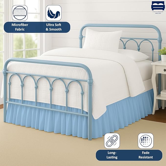 Cottingon Bed Skirt Full 21" Drop - Image 3
