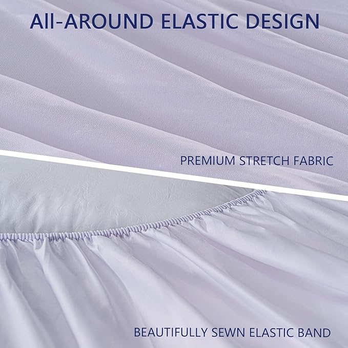 Marine Moon Mattress Topper Twin Plush Pillow Top Mattress Pad/Bed Topper - Image 7