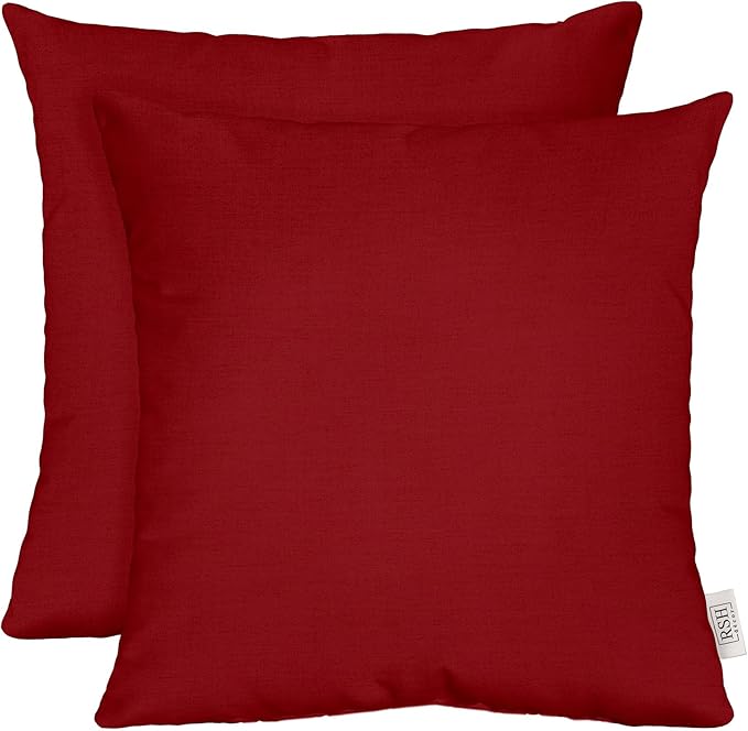RSH DECOR: Sunbrella Play Square Throw Pillows Set of 2 | 17" x 17" | Water and by RSHDECOR