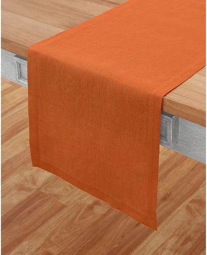 Solino Home Linen Pumpkin Table Runner 120 Inches Long - Image 2