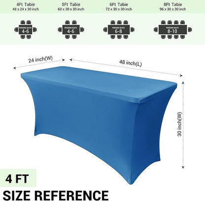 Obstal 4Ft Stretch Spandex Table Cover - Image 4