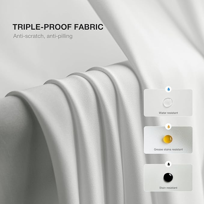 Anmao Non-See-Through Privacy Semi Sheer Curtains - Image 3
