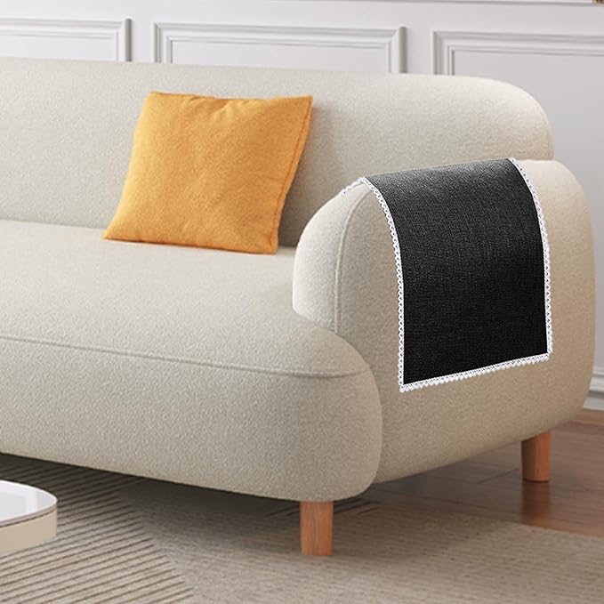 Ntomtuex Linen Couch Arm Covers - Image 5