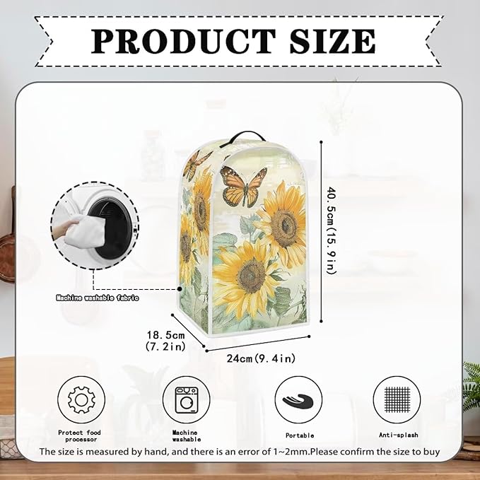 Sunflower Butterfly Blender Dust Covers - Image 6