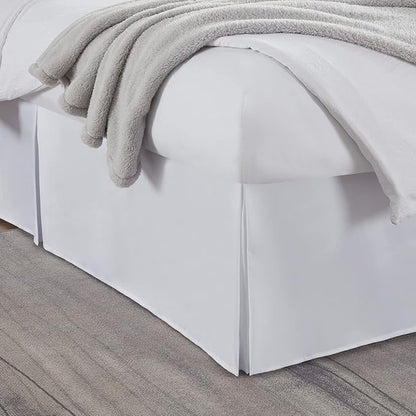 Nestl White Bed Skirt King Size by Nestl