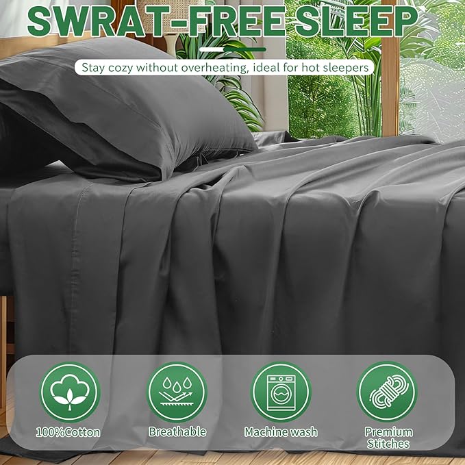 Extra Deep Pocket Queen Sheets 18-24 Inch 1000 Thread Count 100% Egyptian - Image 6