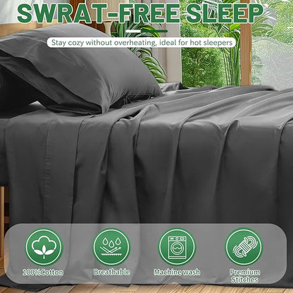 Extra Deep Pocket Queen Sheets 18-24 Inch 1000 Thread Count 100% Egyptian - Image 6