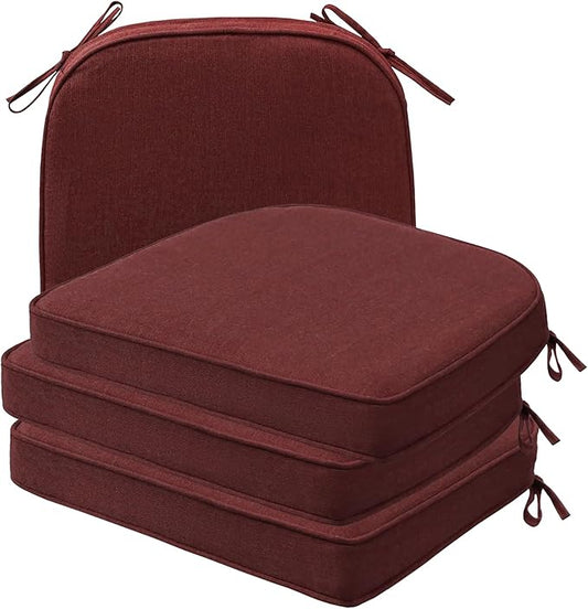 Sunbrella Round Corner Seat Cushions, Indoor Outdoor Water Repellent Universal by Unimatta